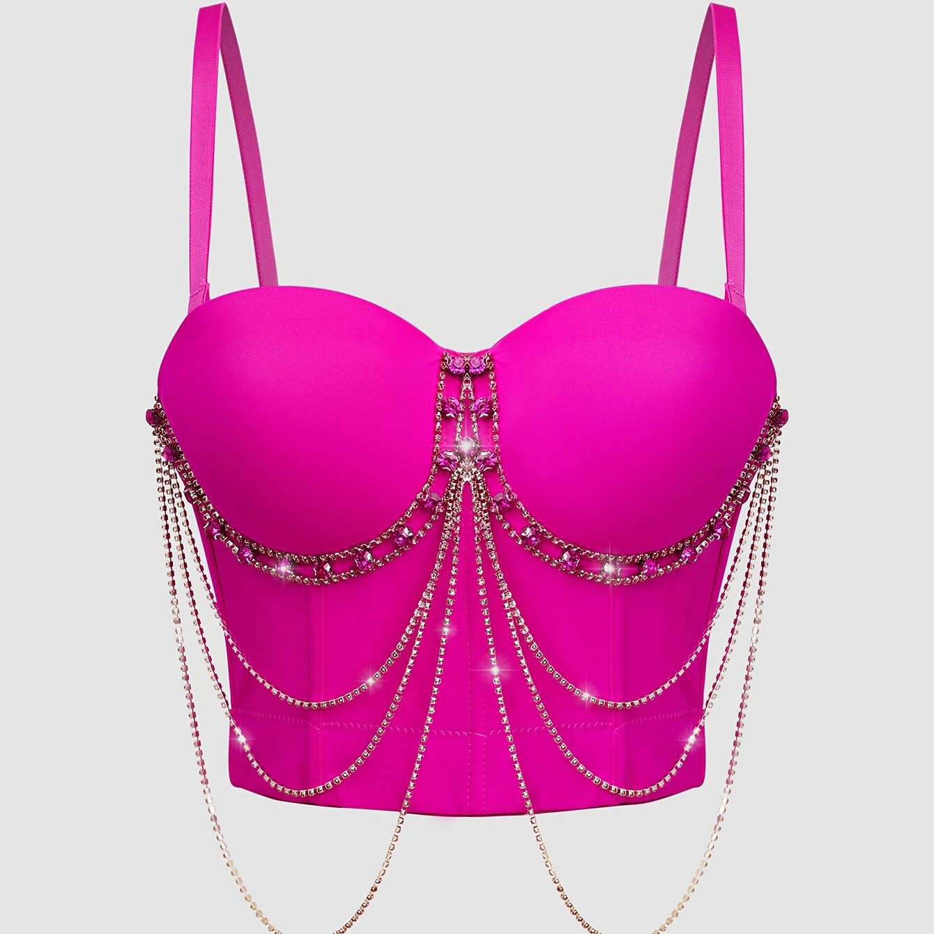 Corset Strass & Chaînes