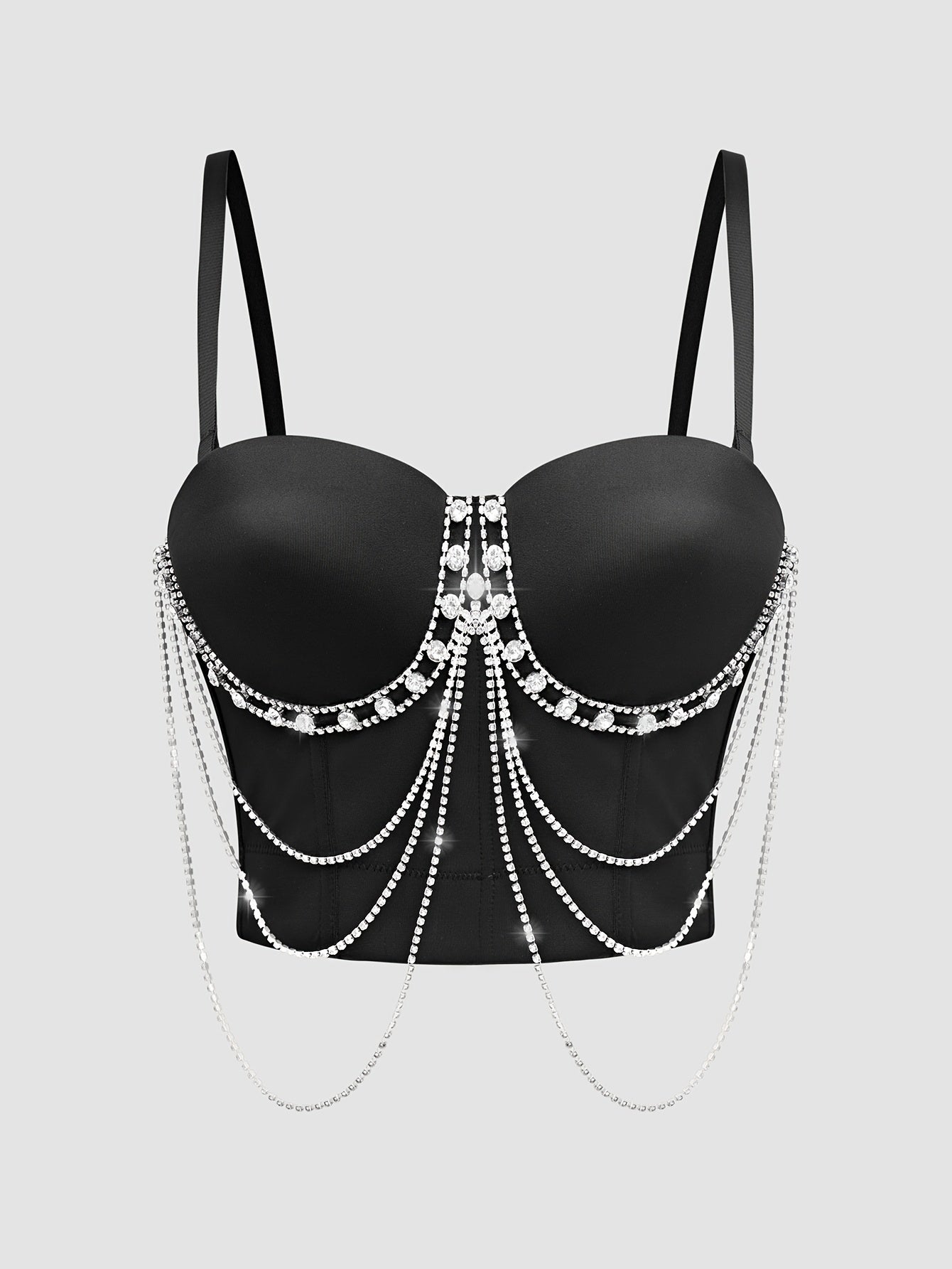 Corset Strass & Chaînes