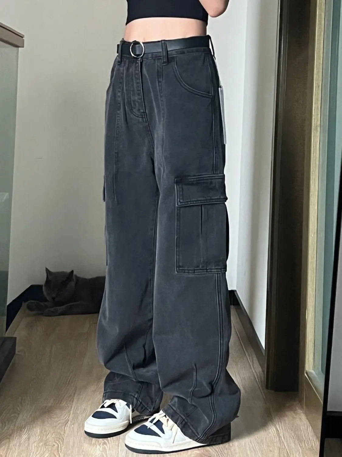 Cargo Baggy Charbon