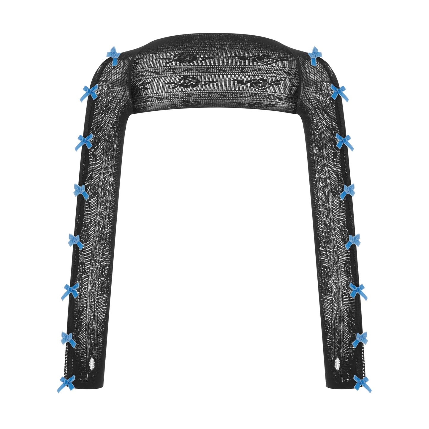 Veste à Dentelle avec Nœuds