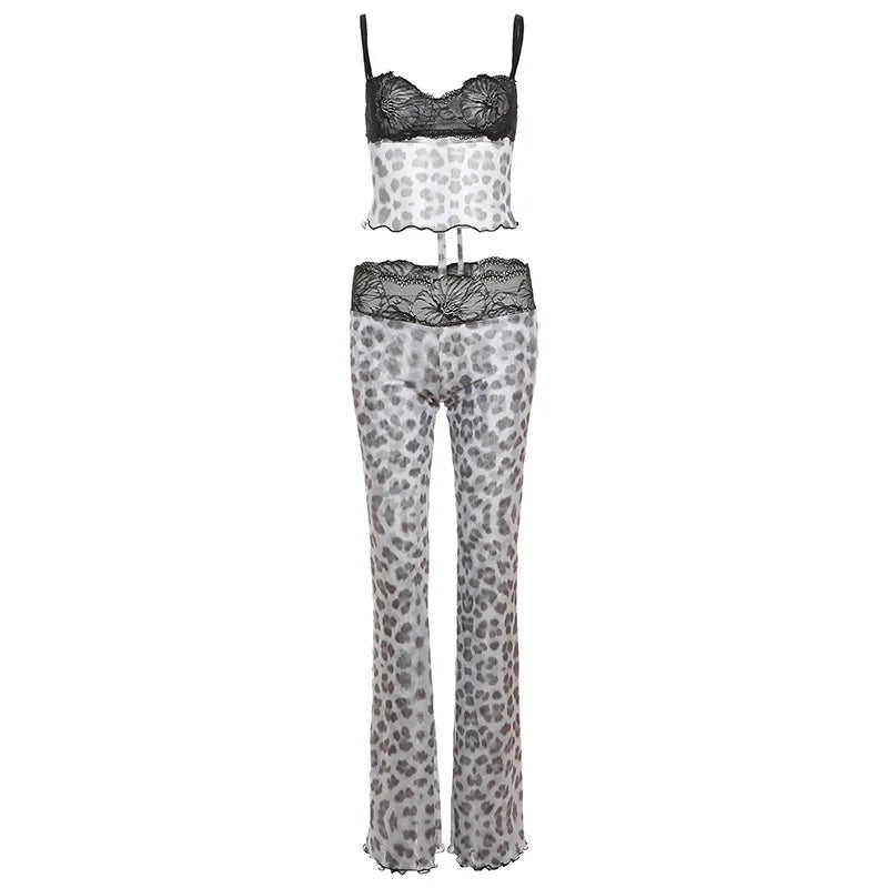 Ensemble Mesh Top & Pantalon