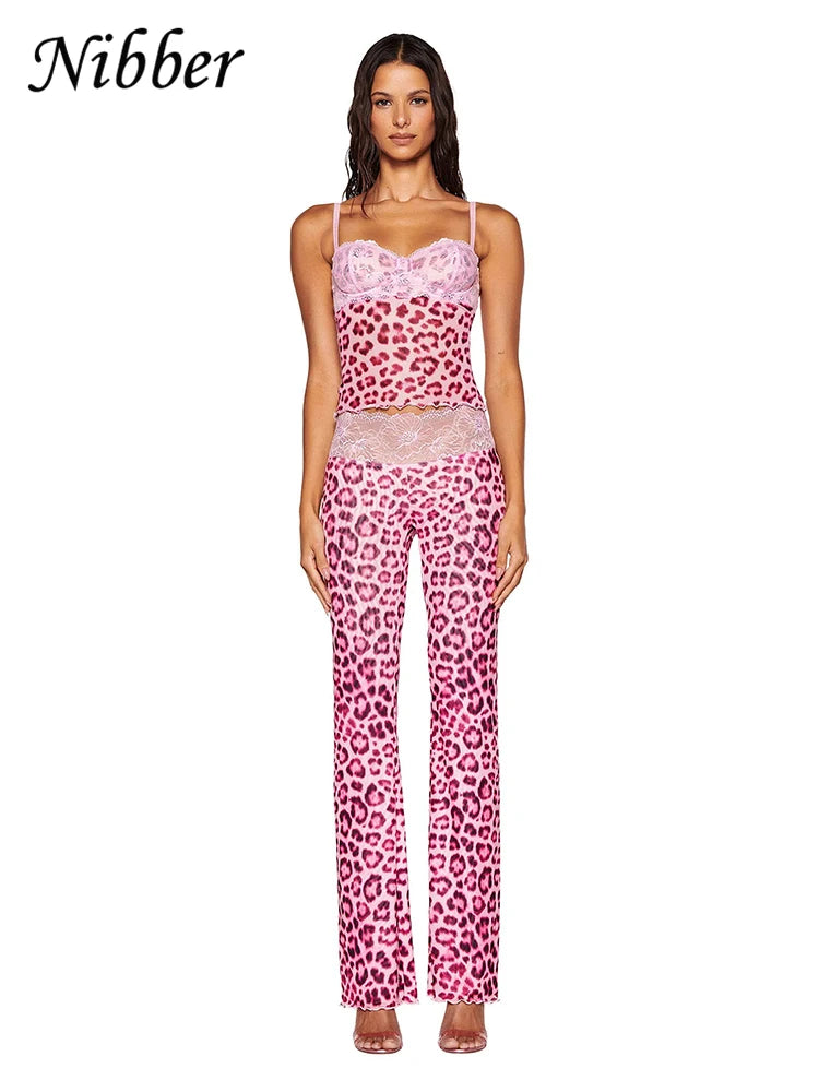 Ensemble Mesh Top & Pantalon