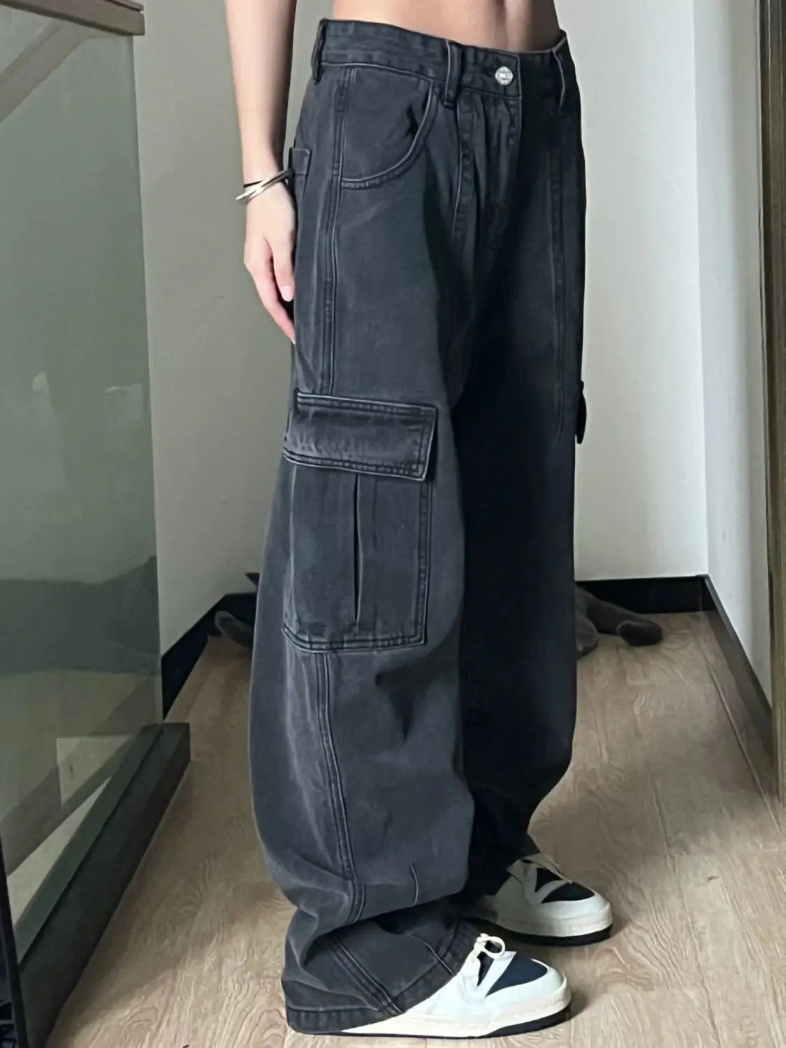 Cargo Baggy Charbon