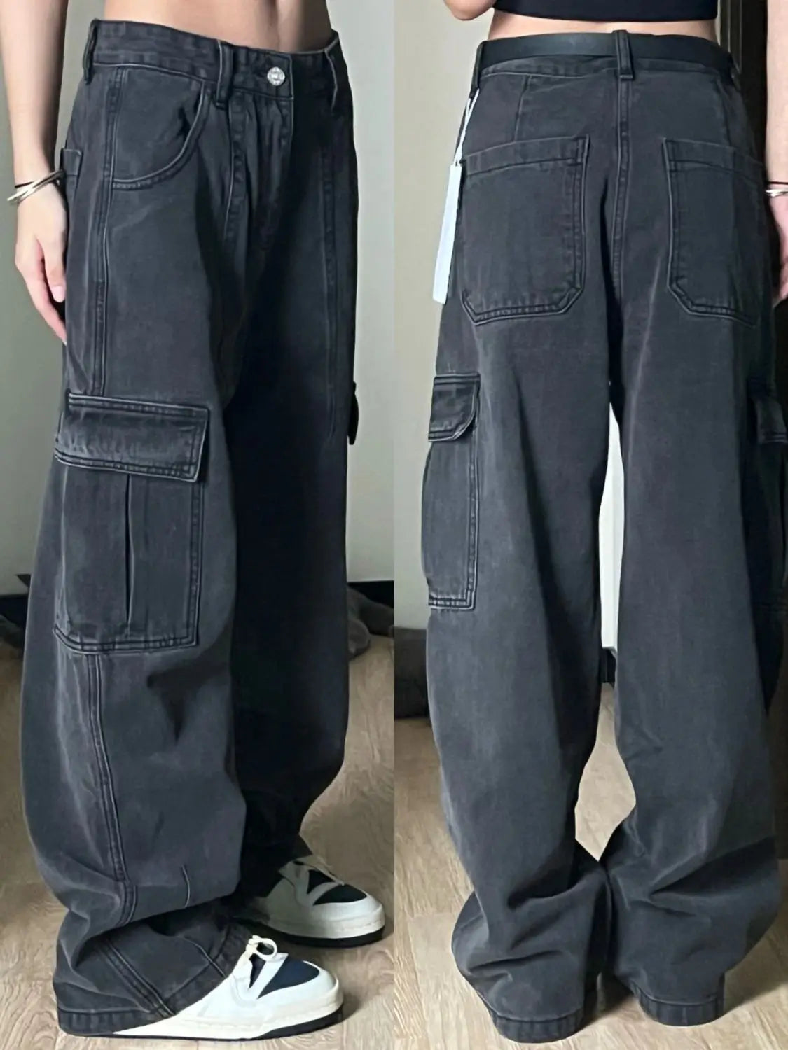 Cargo Baggy Charbon