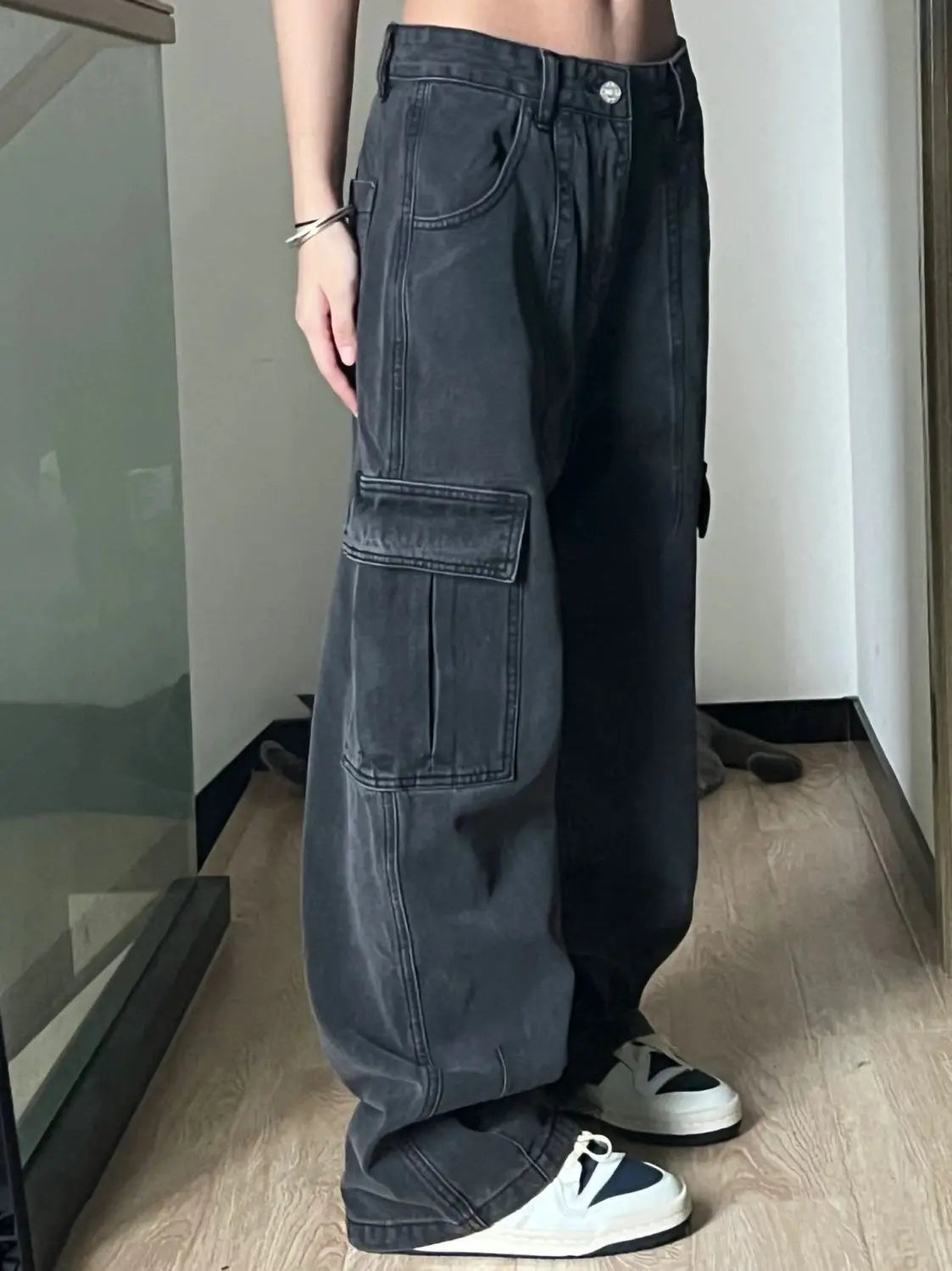 Cargo Baggy Charbon