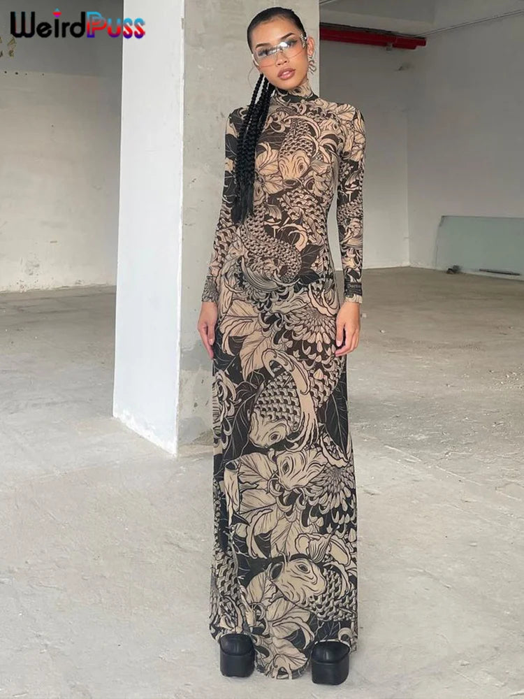 Robe Longue Mesh Yakuza