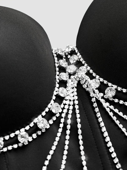 Corset Strass & Chaînes