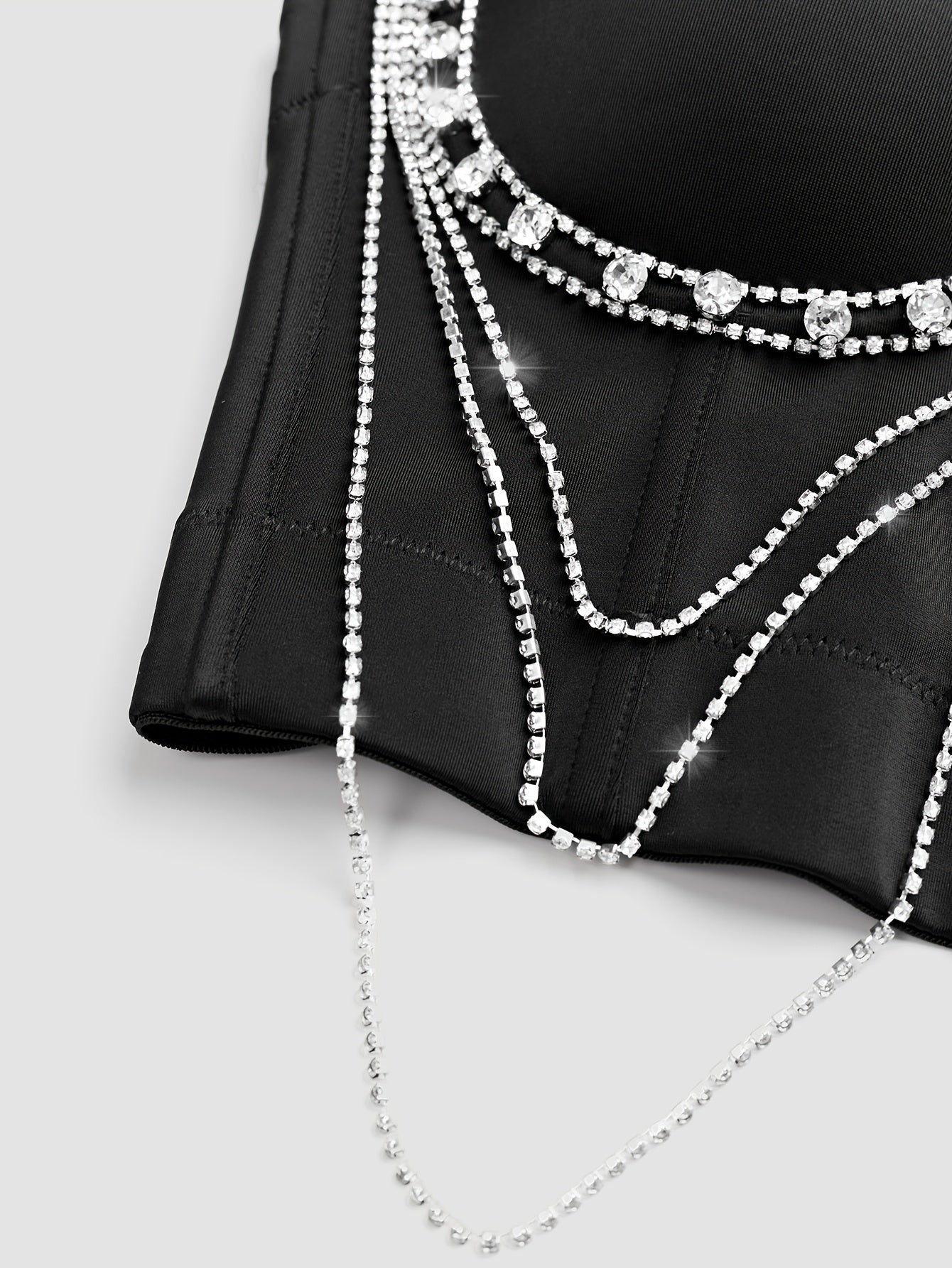 Corset Strass & Chaînes