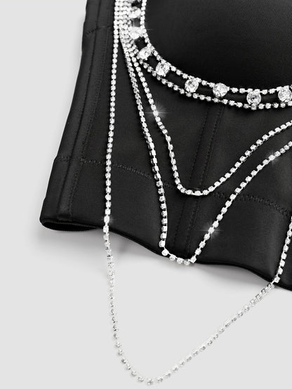 Corset Strass & Chaînes