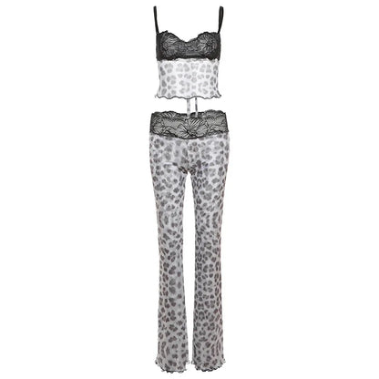 Ensemble Mesh Top & Pantalon