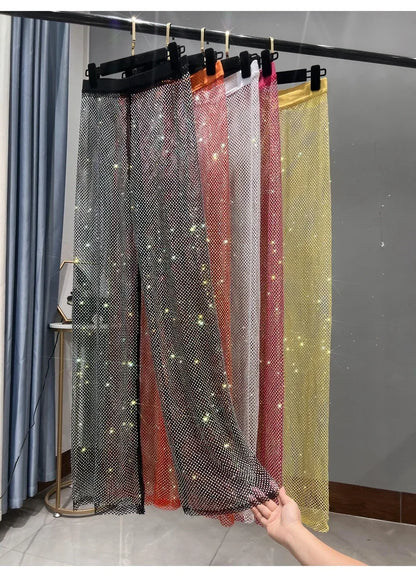 Pantalon Maille & Strass