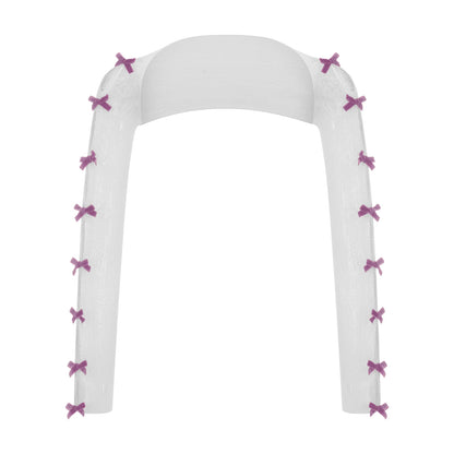 Veste à Dentelle avec Nœuds