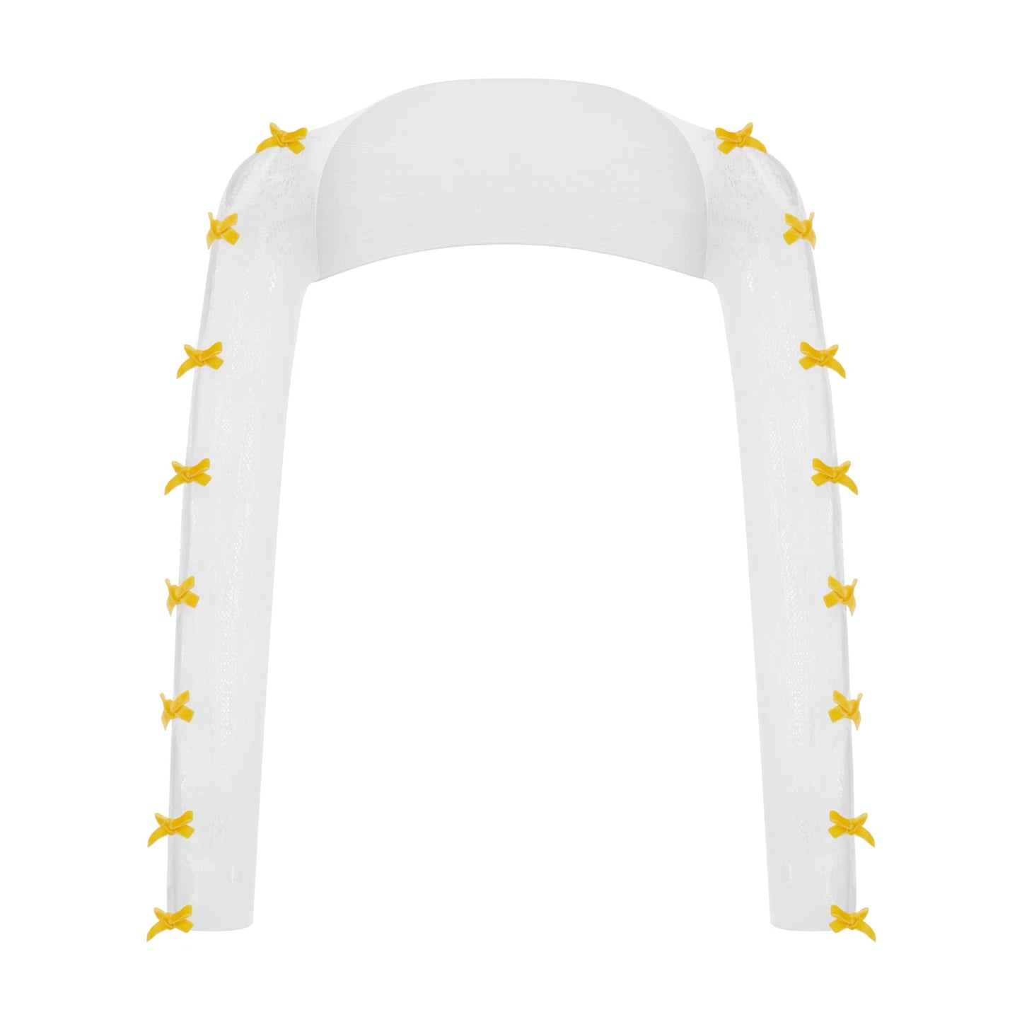 Veste à Dentelle avec Nœuds