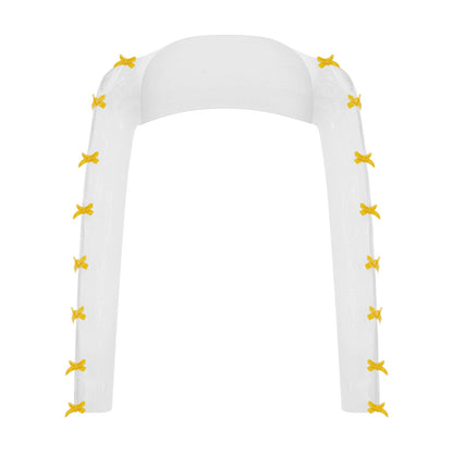 Veste à Dentelle avec Nœuds