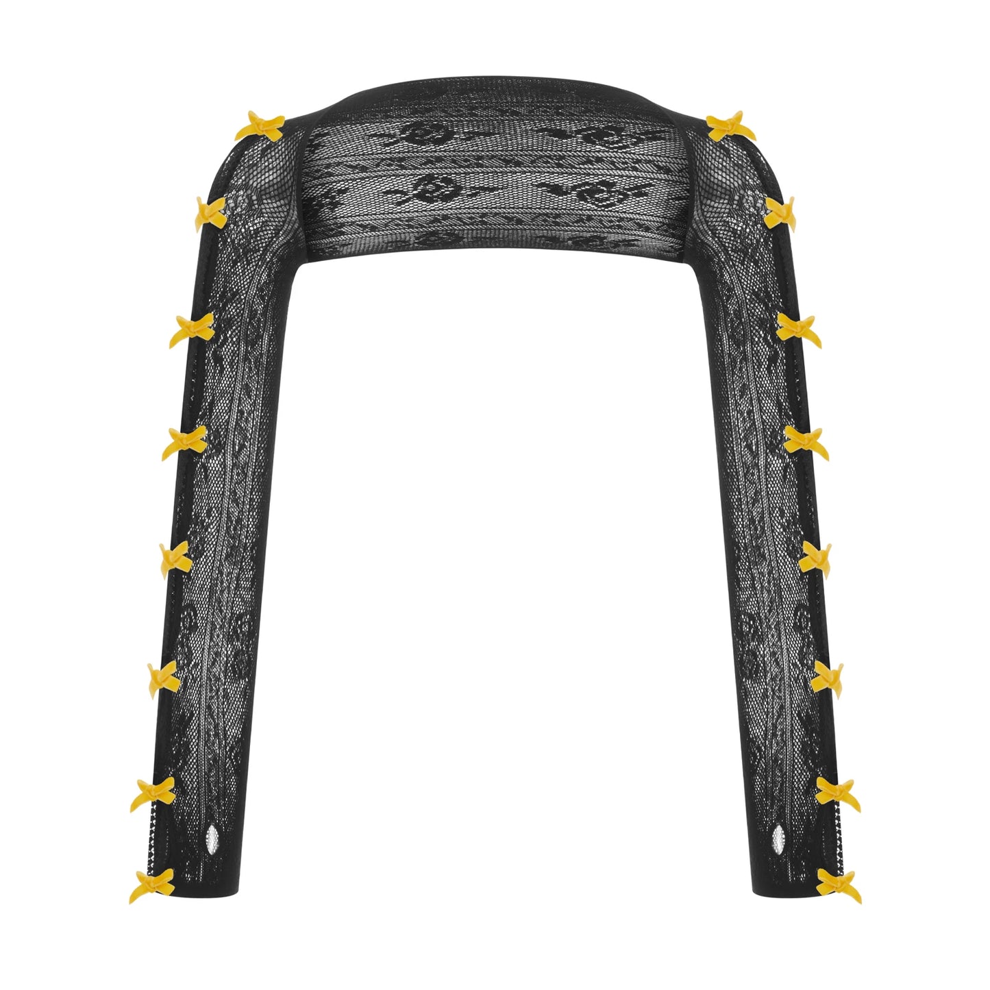 Veste à Dentelle avec Nœuds