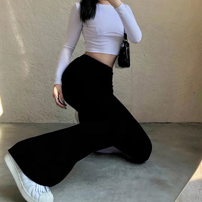 Legging Flare Côtelé