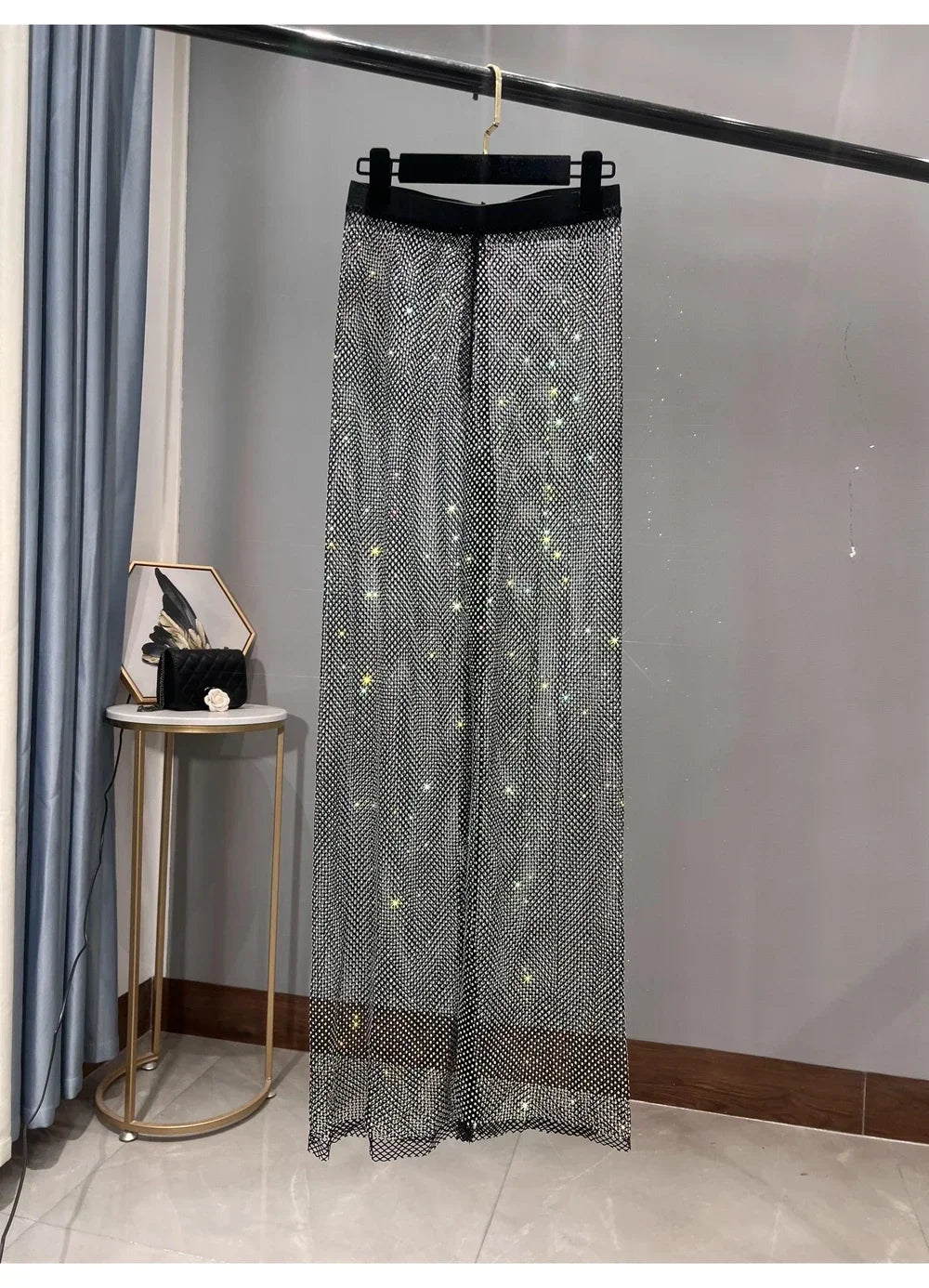 Pantalon Maille & Strass