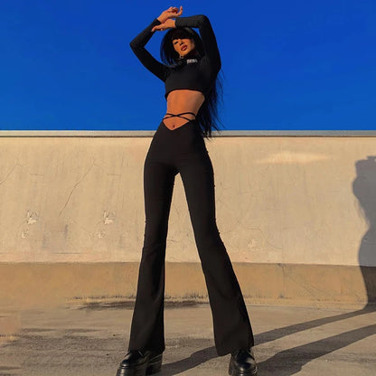 Flare Pants Noir