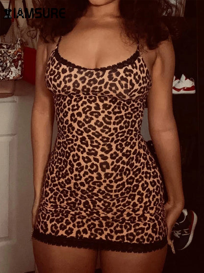 Robe Courte Léopard