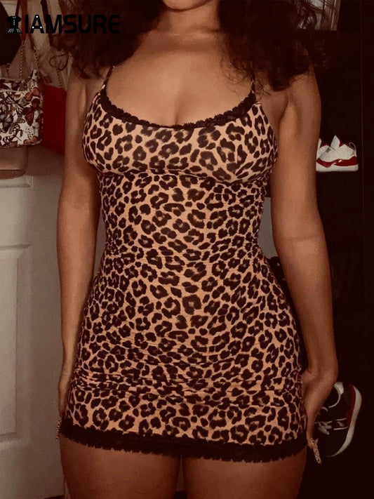 Robe Courte Léopard