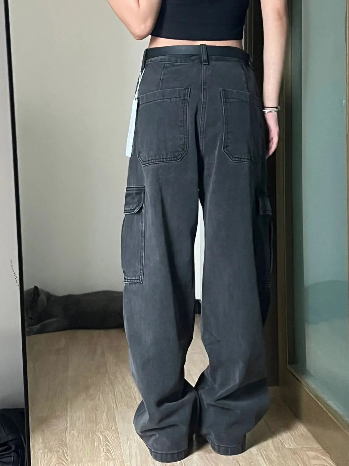 Cargo Baggy Charbon