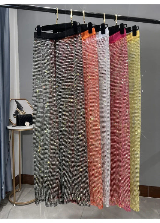 Pantalon Maille & Strass