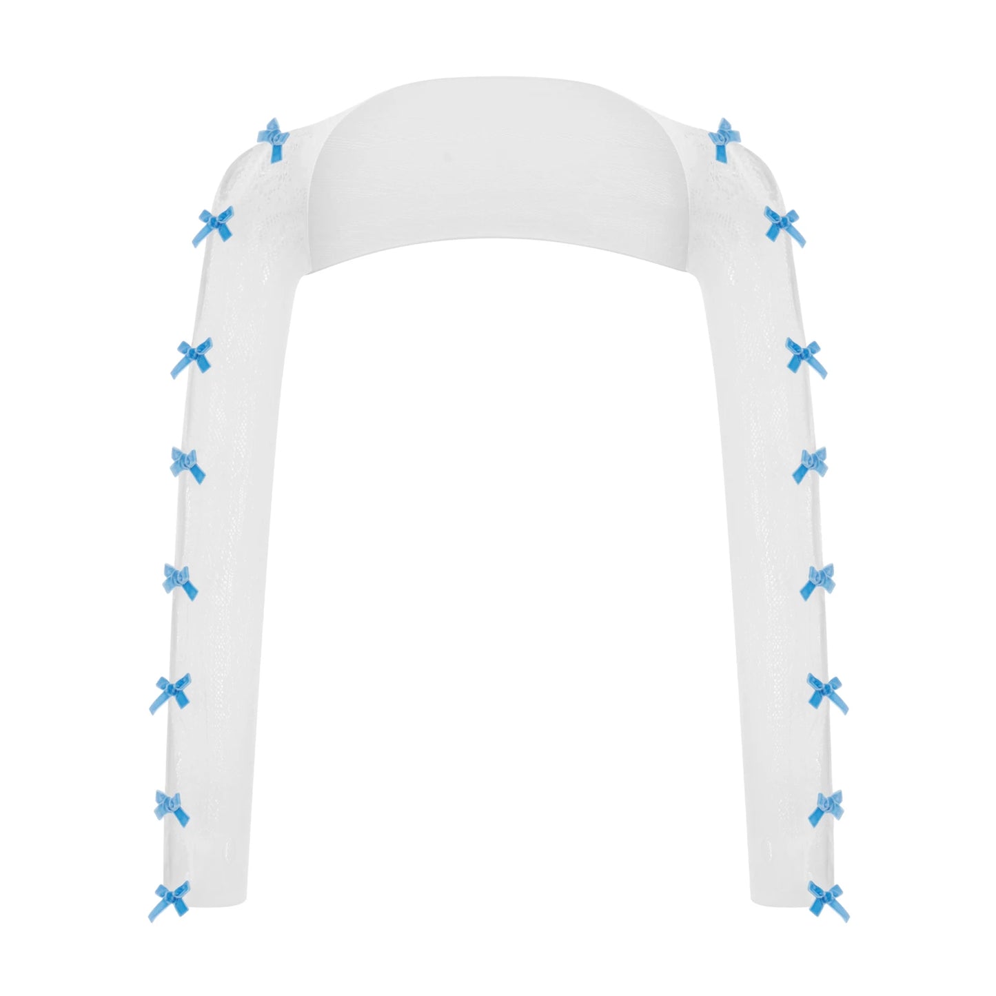 Veste à Dentelle avec Nœuds