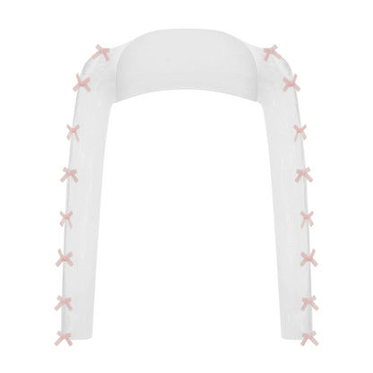Veste à Dentelle avec Nœuds