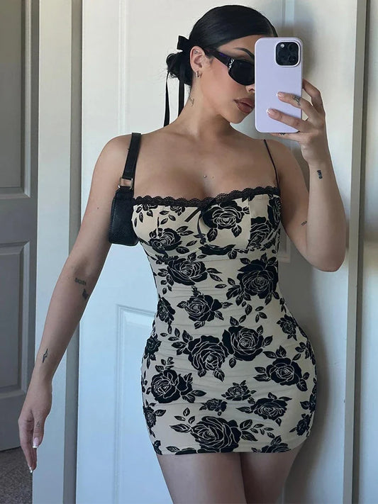 Robe Rose Noir