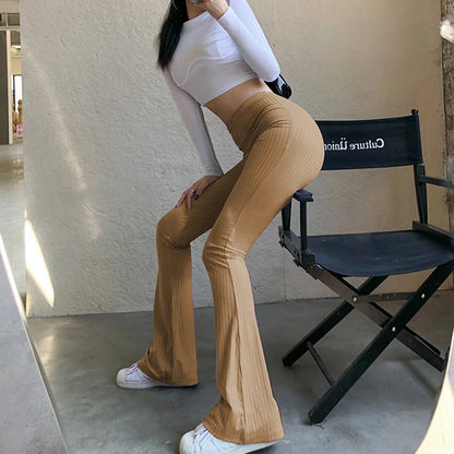 Legging Flare Côtelé