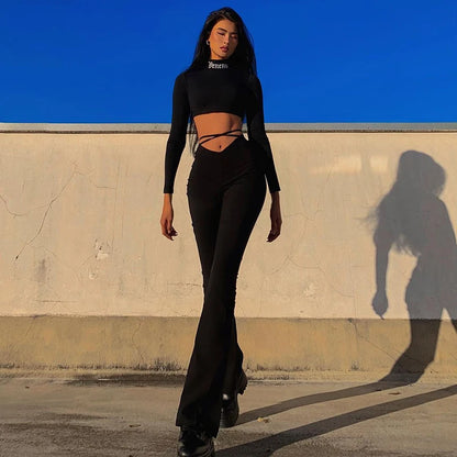 Flare Pants Noir