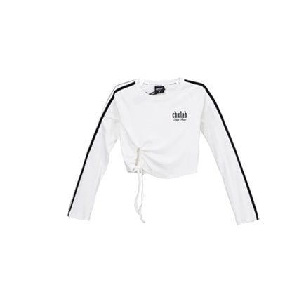 Crop Top Sportswear à Cordon