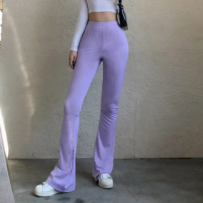 Legging Flare Côtelé