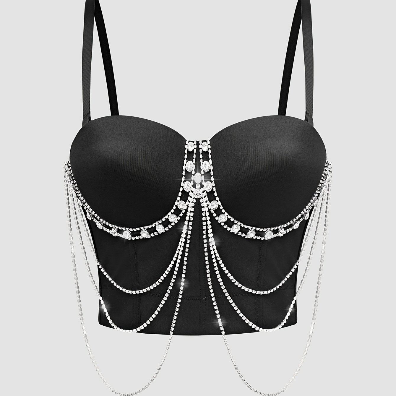 Corset Strass & Chaînes
