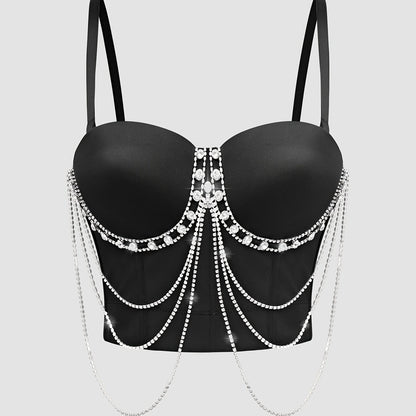 Corset Strass & Chaînes