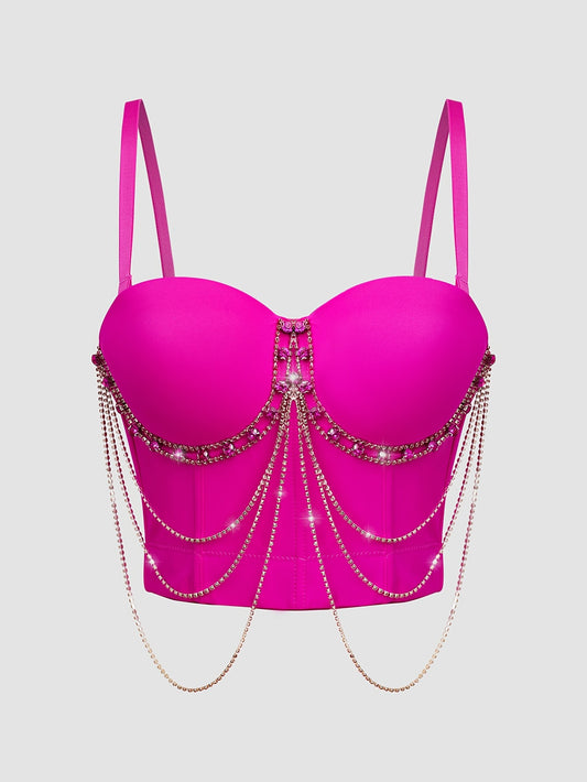 Corset Strass & Chaînes